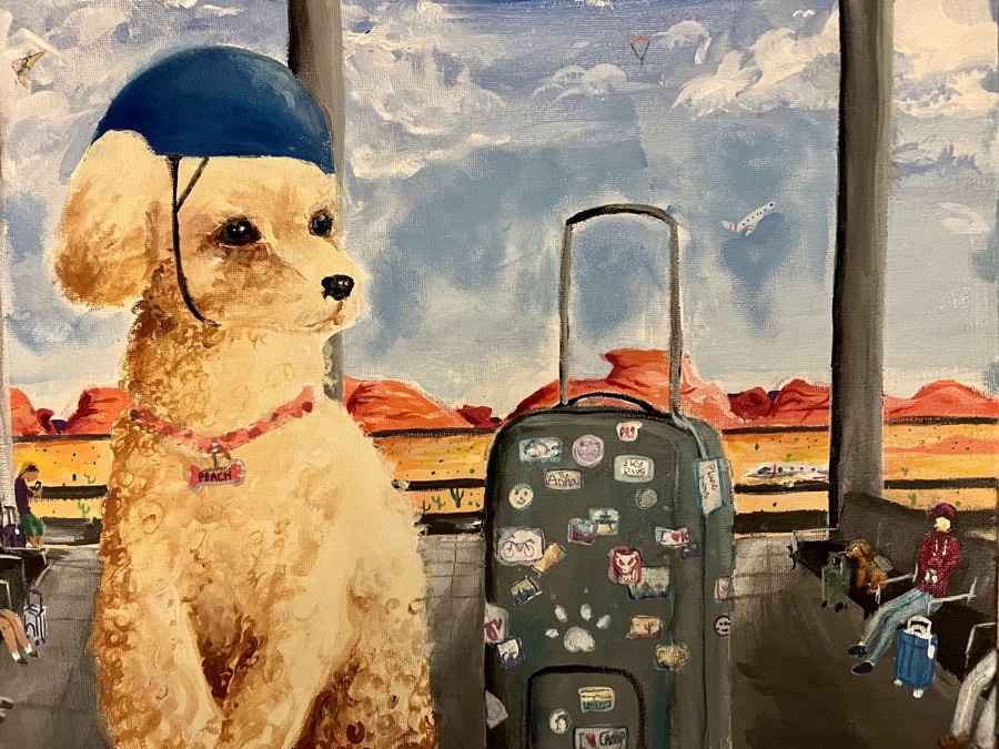 Painting by Anna